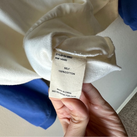 Anthropologie Mo-Vint color block pullover sweatshirt - Picture 5 of 6